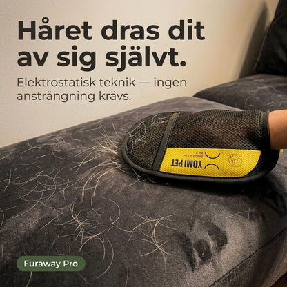 Få rena kläder och möbler på under en minut