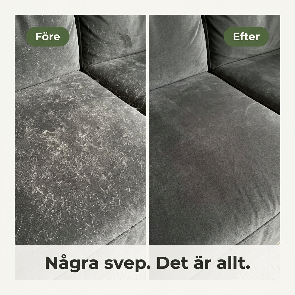 Få rena kläder och möbler på under en minut