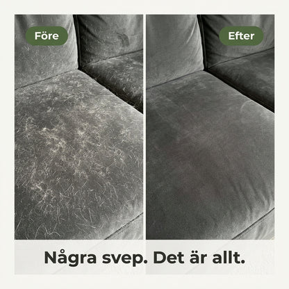 Få rena kläder och möbler på under en minut